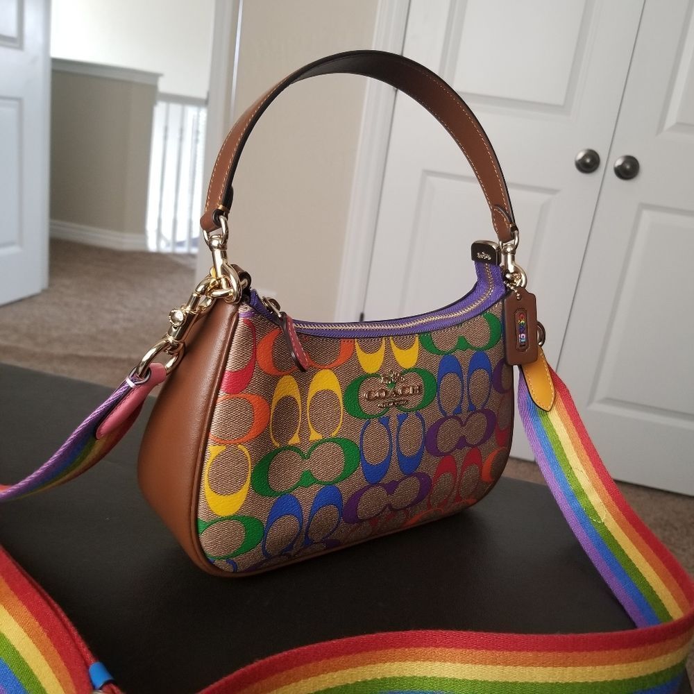 Coach Teri Crossbody in Rainbow - Picture 2 of 8